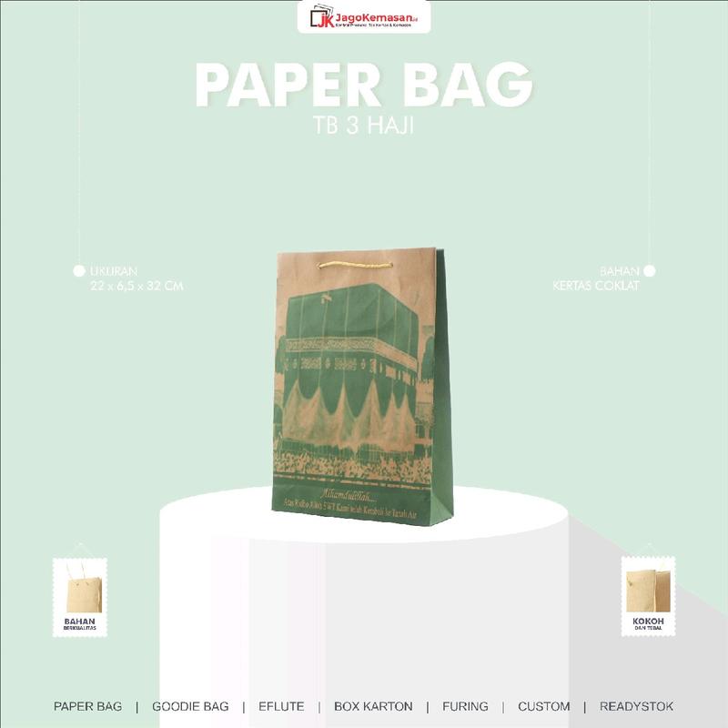 Paperbag Oleh-Oleh Haji dan Umroh berbagai macam Ukuran 1