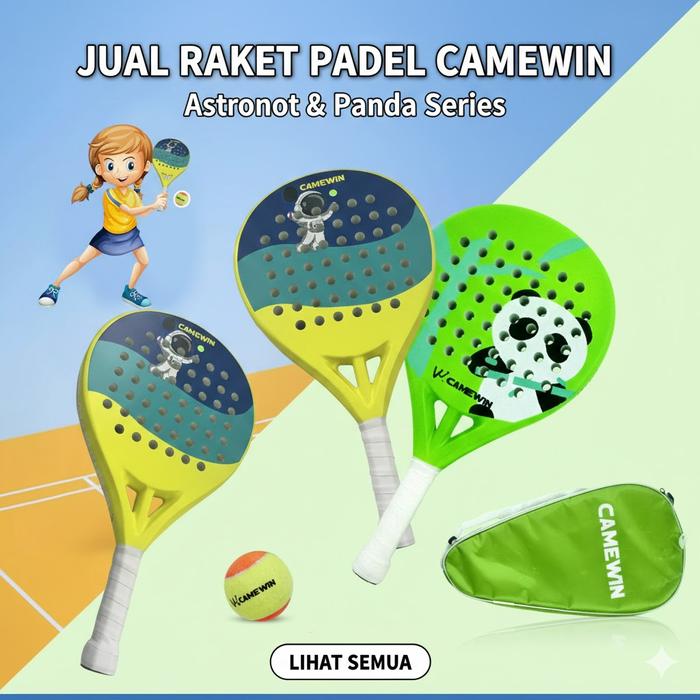 Cwin 4013 Padel Racket Jual Raket Padel khusus Anak & Remaja CWIN EVA Foam fiberglass ...