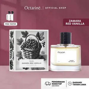 Octarine - Zamara Red VanillaParfum Garansi Tahan Lama Aroma Manis, Fresh, Fruity