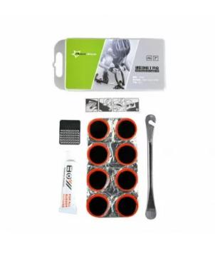 ROCKBROS GJ2145 Bike Inner Tire Repair Tool Set Kit Patch Cungkilan Lever Lem Tambal Ban Sepeda Metal Portable Outdoor 8
