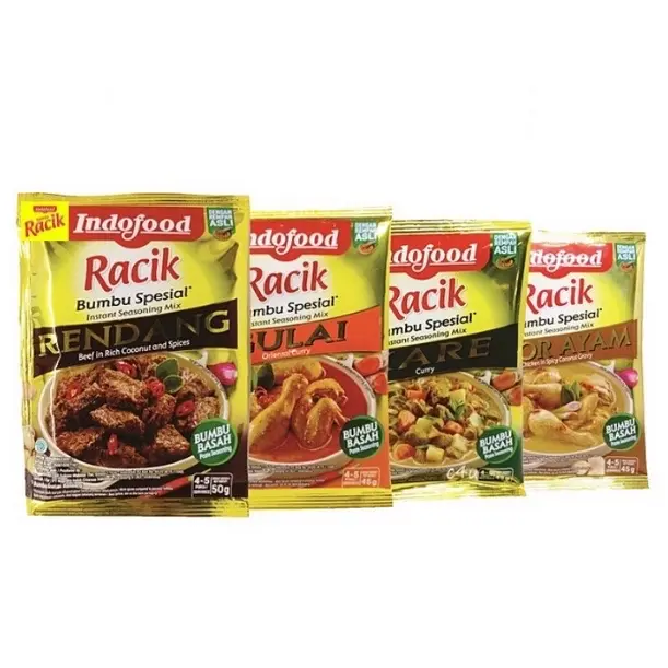 Bumbu Racik Spesial Instant Indofood 45gr Rendang Soto Ayam Opor Rawon Kare Gulai Bumbu Masak