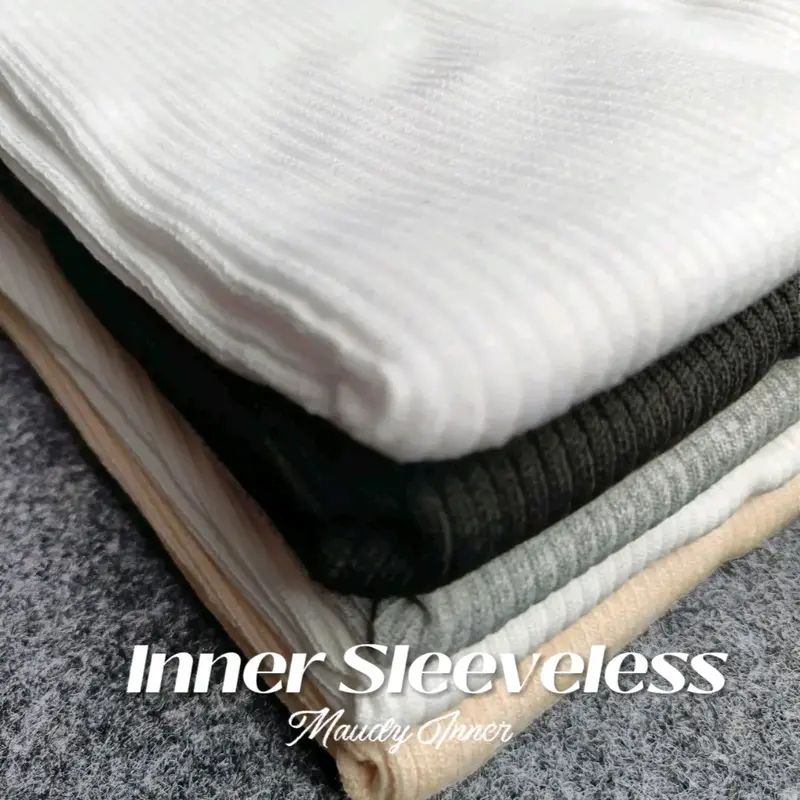 Maudy Inner Manset Knit Sleeveless Yukensi Rajut Tanpa Lengan 3