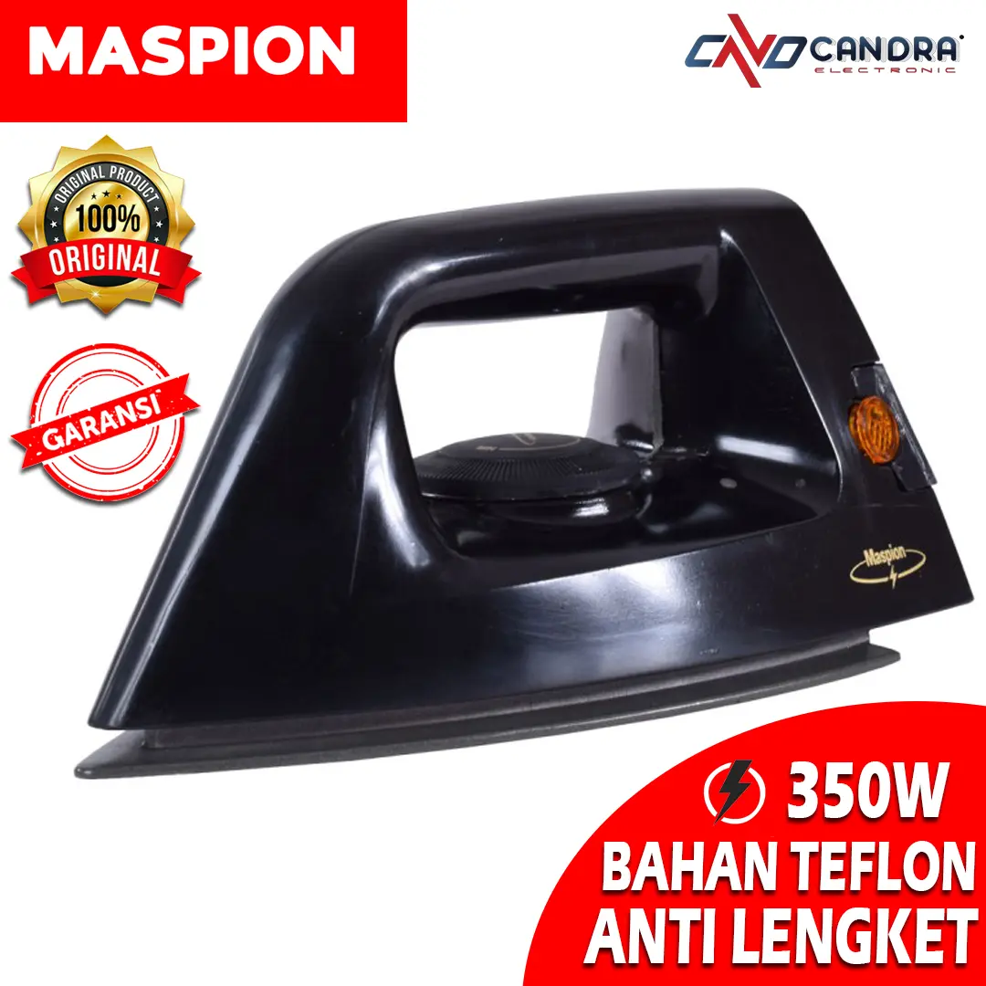 SETRIKA LISTRIK  MEREK MASPION DENGAN TIPE HA 130