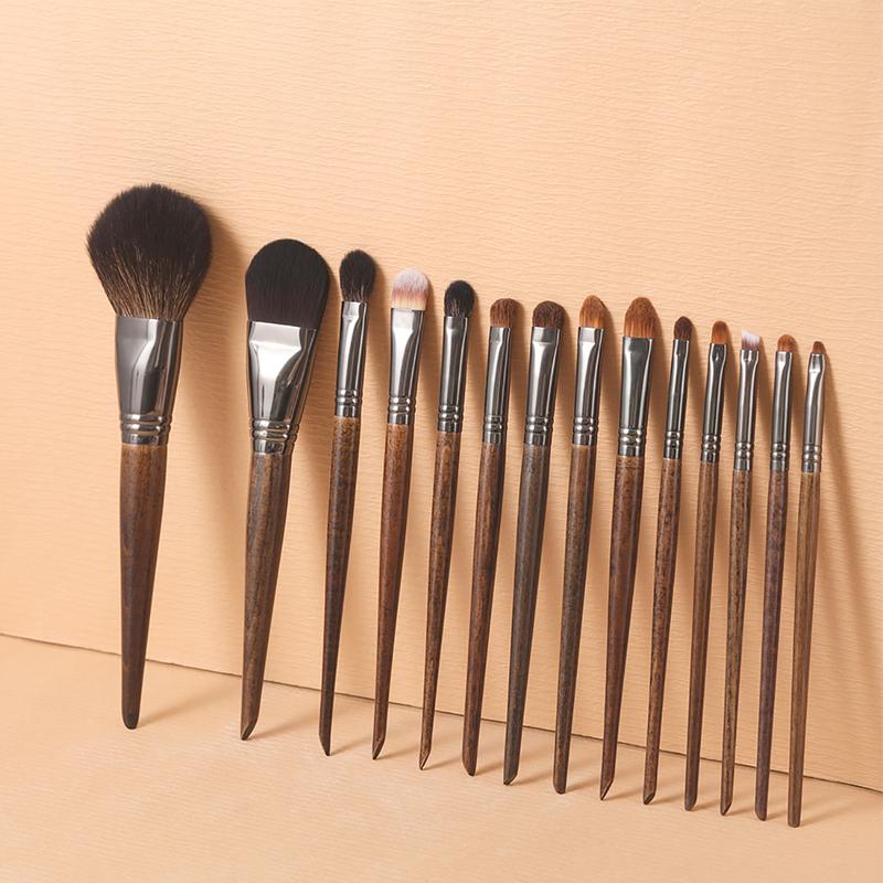 【OVW Bộ Cọ Trang Điểm Kem Nền OVW, 14 Chiếc, Cho Phấn Má Hồng, Phấn Mắt, Mí Mắt, Lông Mày Và Môi, Kem Và Kem Che Khuyết Điểm