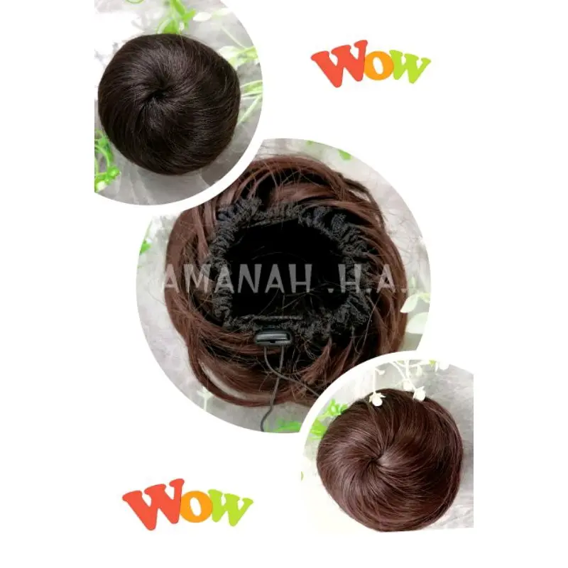 funbun/cepol/sanggul cepol/rambut palsu/sanggul moderen 2