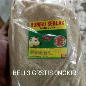 bumbu seblak (  250 gram )serbaguna bungbu murah asli CAp SR.kaldu sapi yg di buat dari bahan pilihan berkualitas 100% Penyedap Masakan ( baik di gunakan sebelum 20-01-27 )