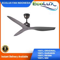 Gambar Kipas Angin Gantung Plafon / kipas angin plafon Ecolux Eco-045 POPPY - Black dari BestBright Store Kota Administrasi Jakarta Pusat 2 Tokopedia
