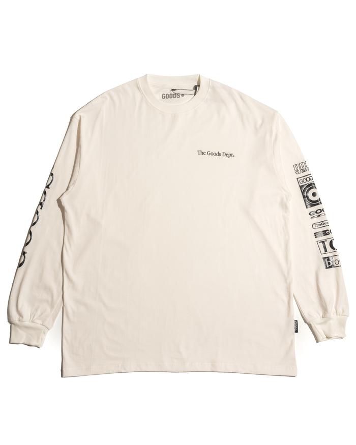 Gambar The Goods Dept - Oversized Tshirt Vintage Bootleg Logo 1 L/S Off White - L dari The Goods Dept Kota Administrasi Jakarta Pusat Tokopedia