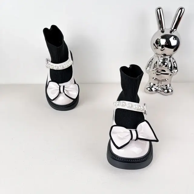 SEPATU ANAK PEREMPUAN,SEPATU ANAK ANAK USIA 10 bln- 10 thn,SEPATU IMUT,SEPATU DOKMART 06 BABY MUTIARA,SEPATU BALITA,SEEPATU PEREMPUAN MURAH Bunda Kaki Anak-Anak Prewalker Bayi 4