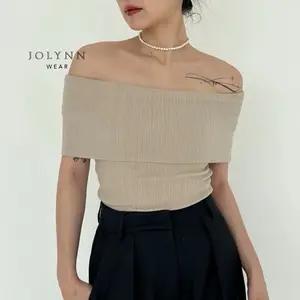 Jolynn | Hailey Sabrina Top Knit Short Sleeve