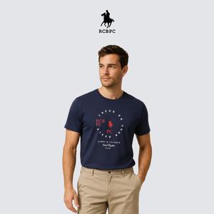 RCBPC Men Round Neck T-shirt PMRN50389-70 - Dark Blue