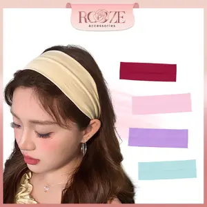 Headband Y2K Core Aksesoris Rambut Bandana Hair Aesthetic Sport Fashion Style
