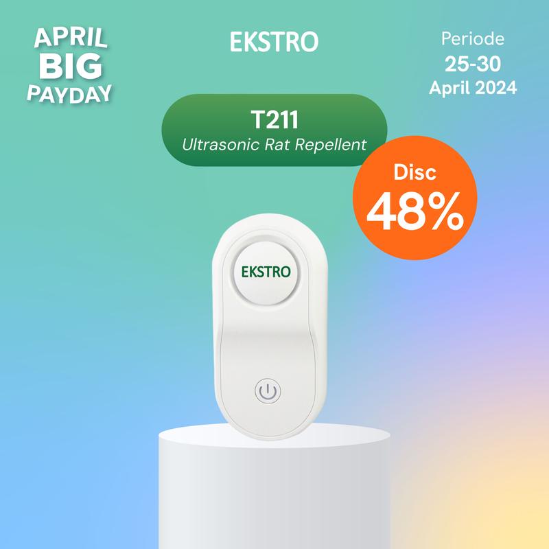 T211 (1 speaker) Pengusir Tikus Ultrasonic - Elektrik Tanpa Racun Perangkap 0