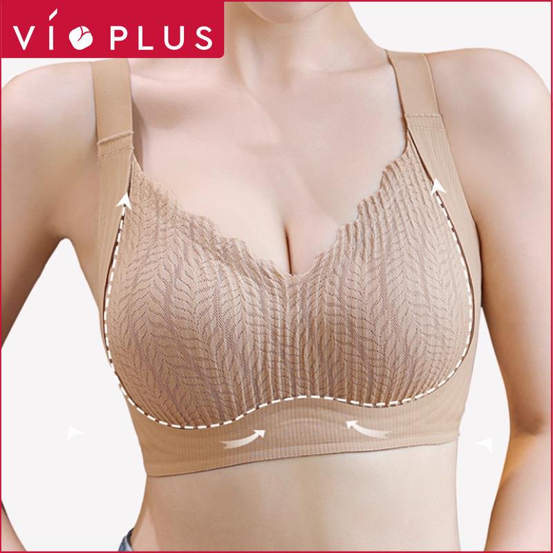 Áo Lót Áo Bra Nữ BigSize Chất Su Tăm Mút Mỏng Gom Quả Họa Tiết Sang Trọng Co Giãn Thoáng Mát -- BW250692