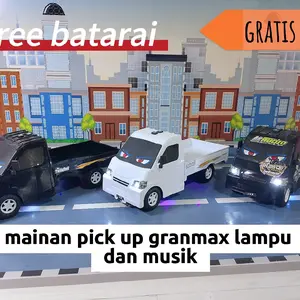Mainan Pick Up Granmax Versi Tolelot Dan Lampu Dilengkapi Musik Alarm Mundur Full Lampu Bahan Plastik SNI Aman Untuk Anak Cocok Untuk Menghibur Anak Anak
