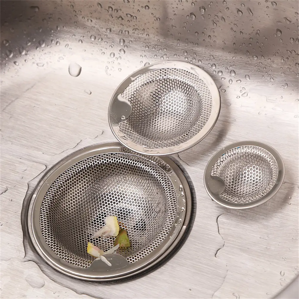 Drain Drain Sewer Home Stainless Drain Filter Floor Stopper Bathtub Steel Sink Portable Waste Strainer Hair Catcher Strainer