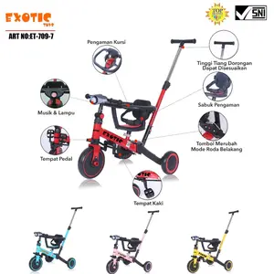 Sepeda Roda Tiga 3 AVIATOR AT 7905 ( 3 IN 1 ) // ET-714 ( 4 IN 1 MUSIC ) // ET-5511 (3 IN 1) // ET 709 4 in 1 // AT-7906  // AT 7692 (7 IN 1) // ET-709-7 (6 IN 1) // AT-7690 // ET-2103 Bisa Jadi Balance Bike