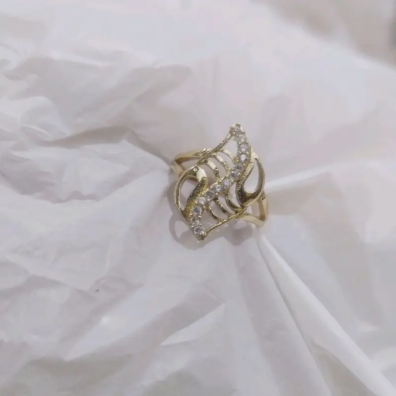 SWASA TERLARIS Cincin Permata dubai ombak petir cinta Cantik Mewah Awet Elegan 4