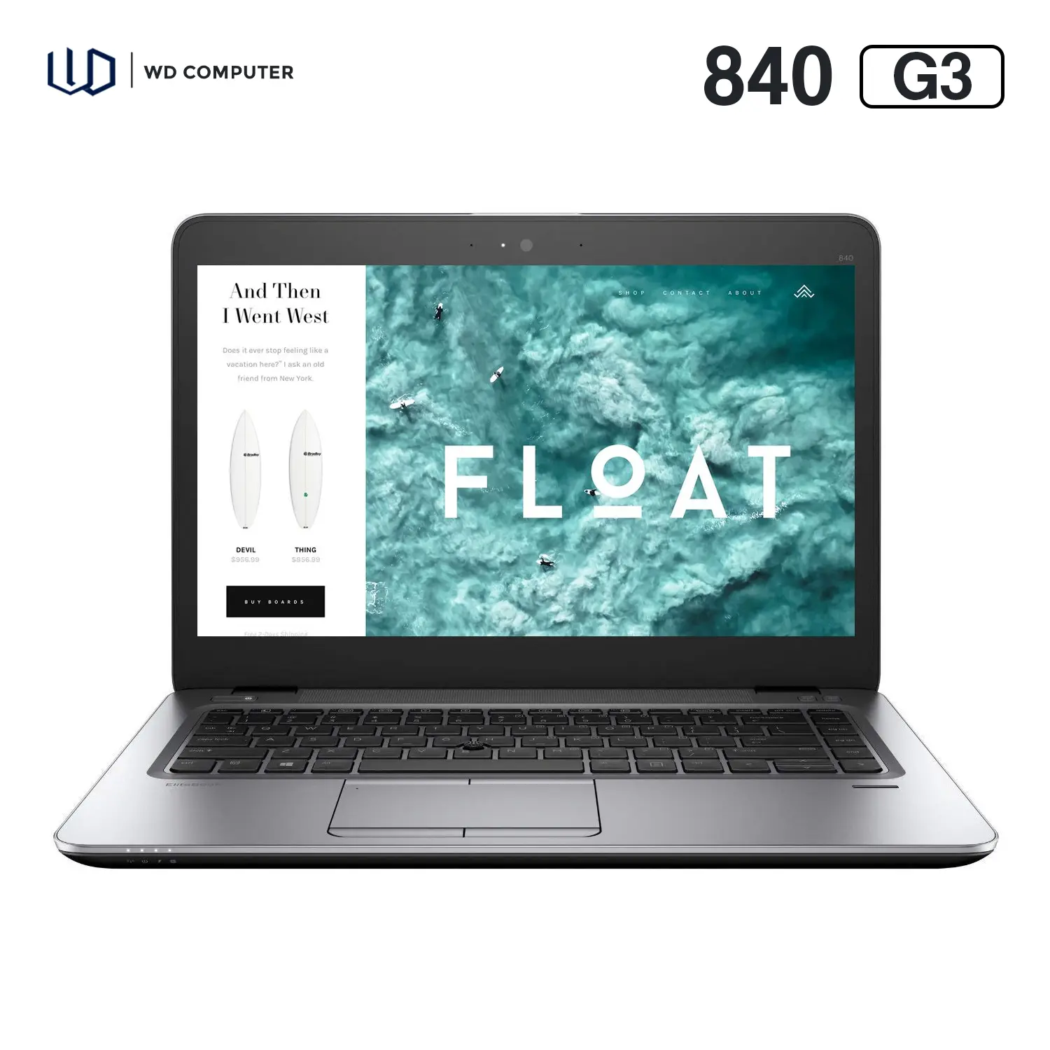 Laptop Kerja 840 G3 i7 gen 6 RAM 16 GB SSD 1 TB + TAS & MOUSE