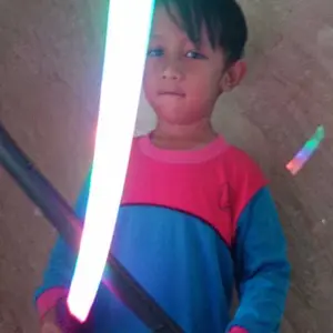 mainan pedang ninja samurai deadpool sensor gerak led panjang 65cm