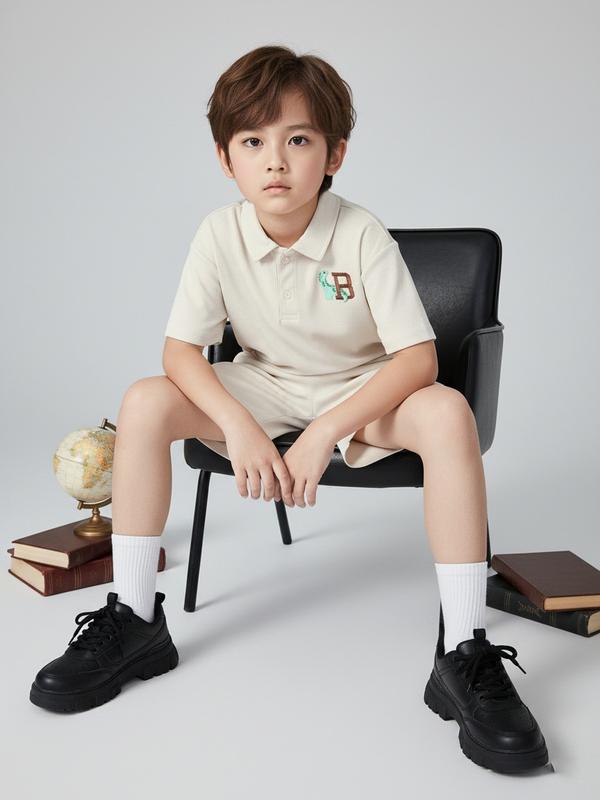 Bộ Đồ Bé Trai Kiểu Polo Form Rộng Thun Cotton 4 chiều Thoải Mái Dễ Chịu Cho Bé Từ 1 Đến 10 Tuổi BAA BABY - B-BC-SE07N