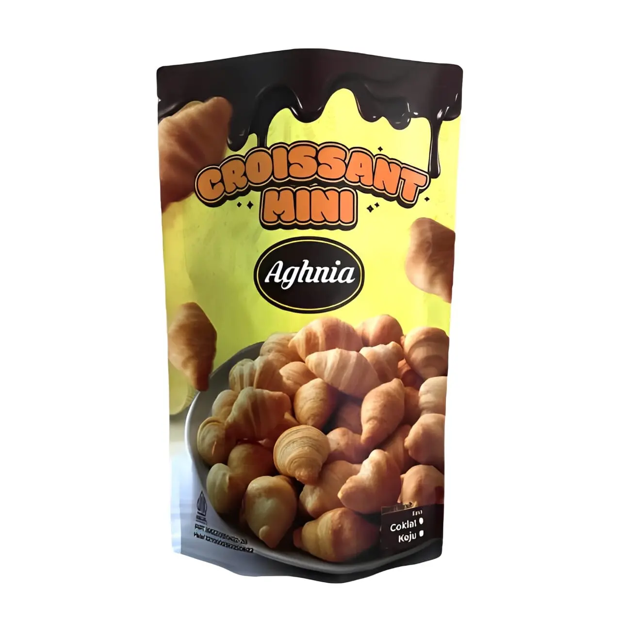 Croissant mini coklat dan keju cemilan enak dan gurih