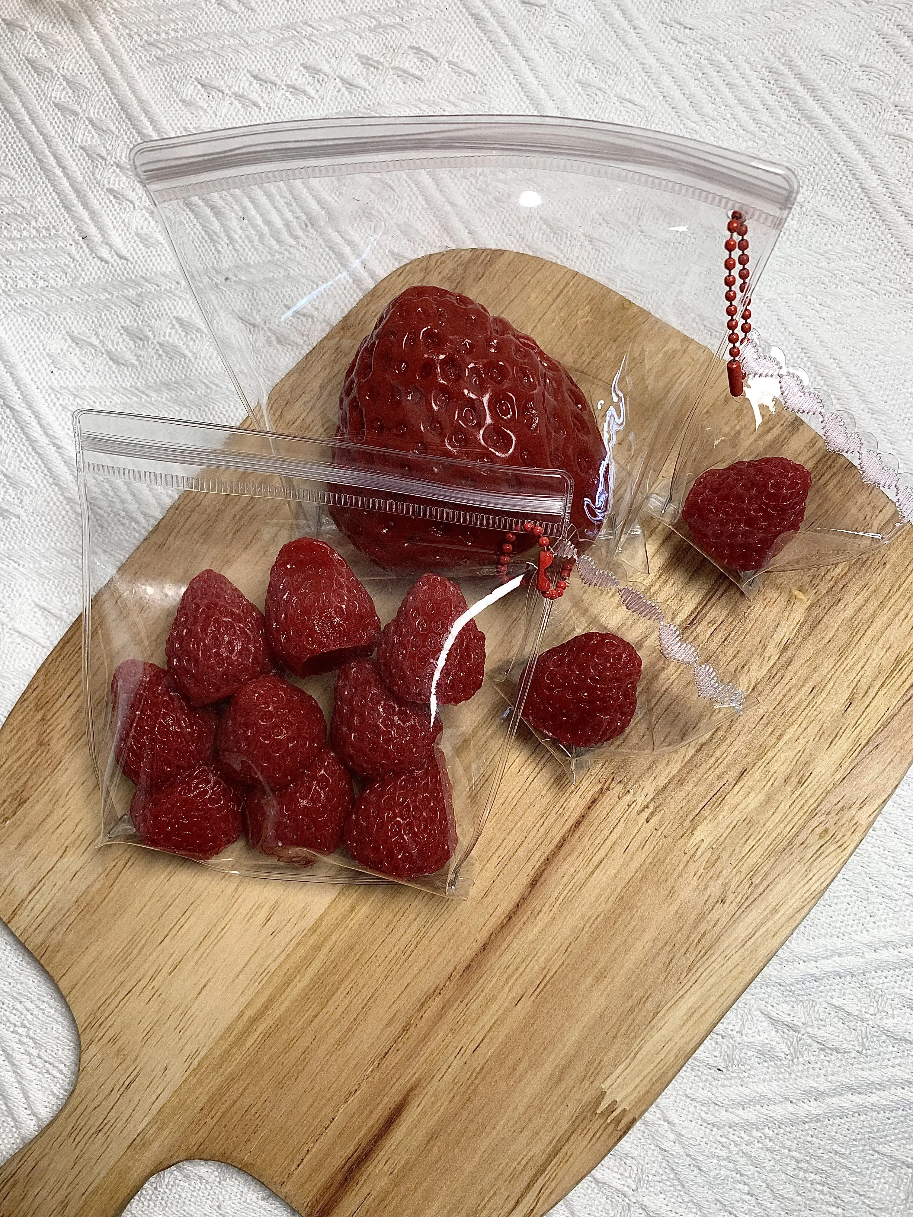 いちご タバ スクイーズ ハンドメイド ストレス解消 スクイーズ トイ