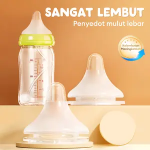 Angel Mommy 20pcs Dot Bayi Silikon Buram Tekstur Payudara Universal Aksesori Dot 5cm  Sangat Lembut dan Nyaman MNZ