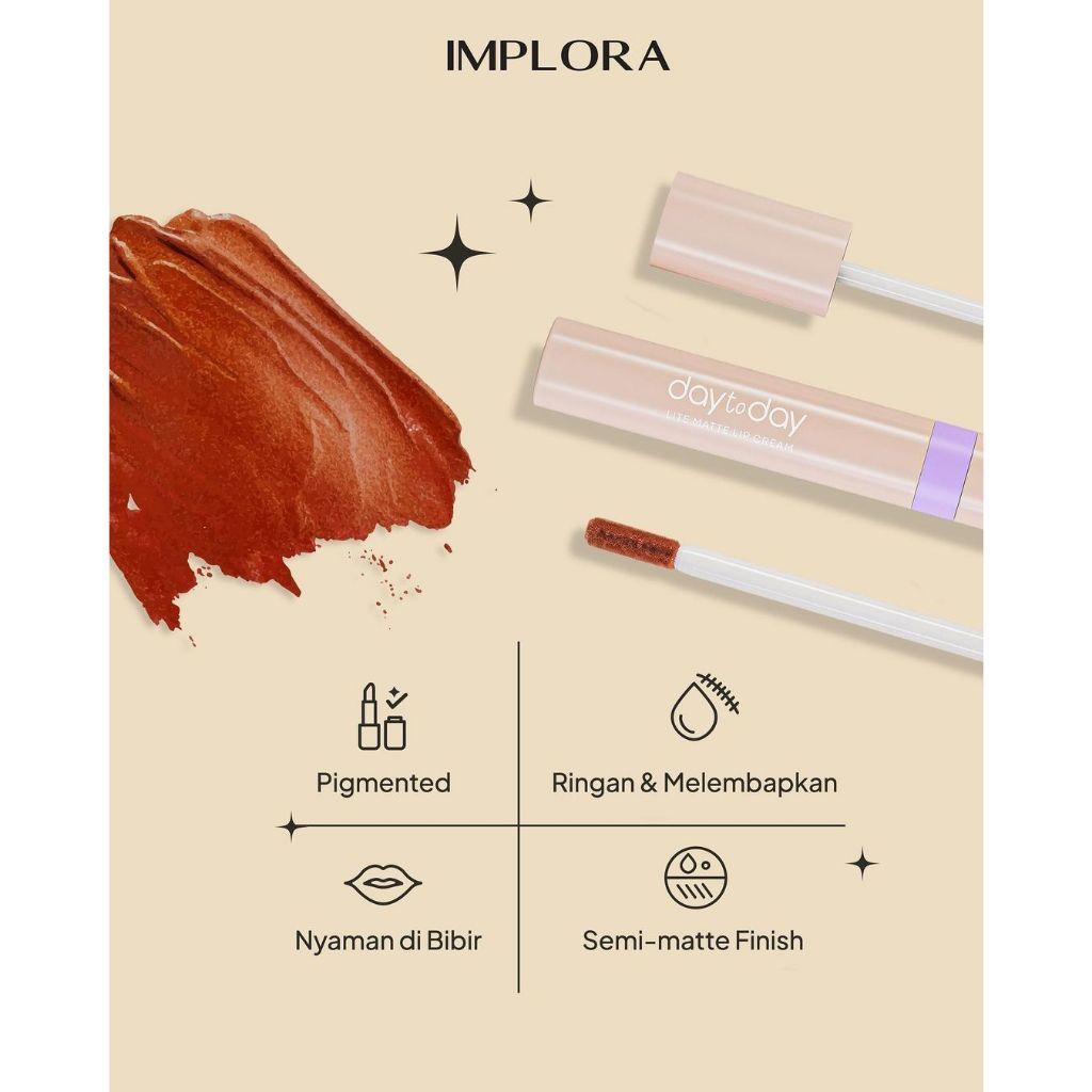 Implora Day to Day Lite Matte Lip Cream/Lipstick