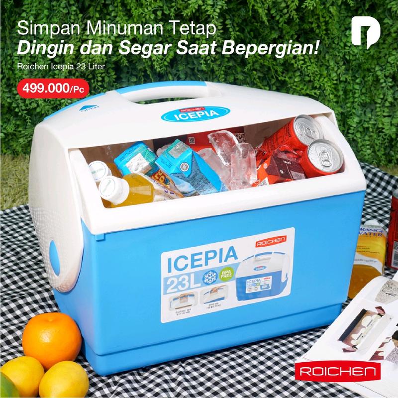 Box es Roichen Icepia 15 Liter Kotak es tahan hingga 12jam 2