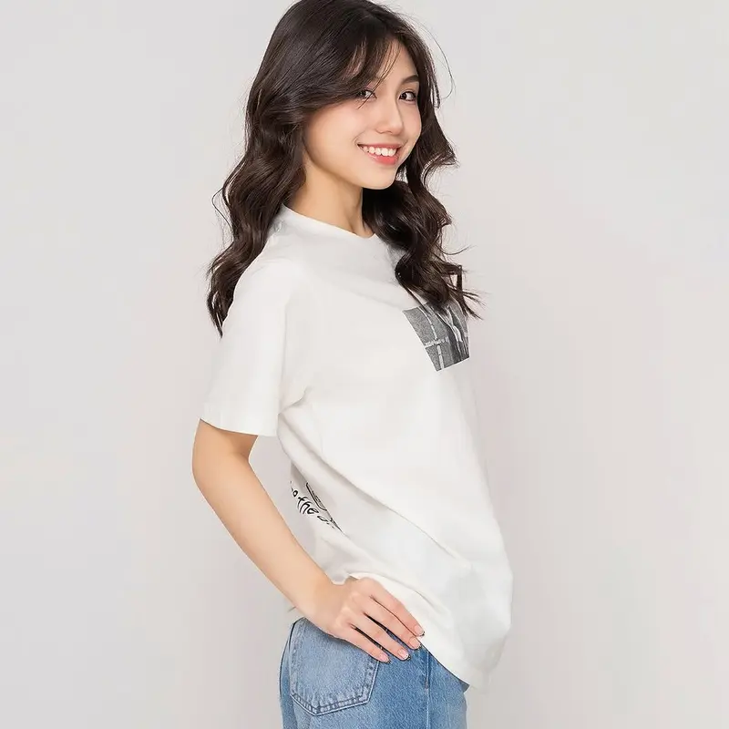 Kaos JKT48 Michie Birthday 2025 T-shirt Wanita Free Pc/Goodibag Cotton Putih 5