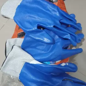 12,6,3, pasang sarung tangan gekko telapak anti sajam, sarung tangan kerja, lateks anti duri