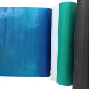 Fiber Plastik Plat Penutup Pagar Motif Bambu Panda