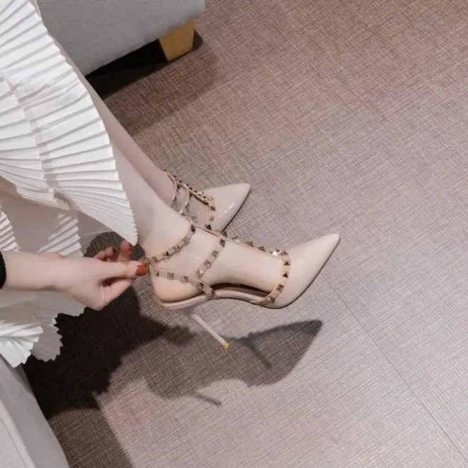 CMS Sepatu Pesta Wanita Ankle Strap Platform Heels Wedding Shoes 888 3