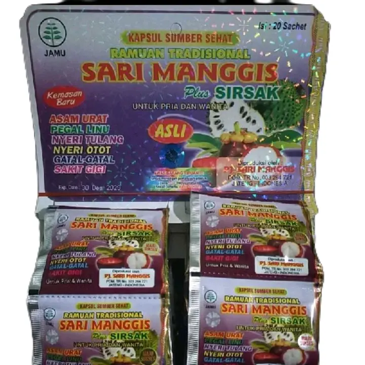 Sari manggis Asam urat hangerr