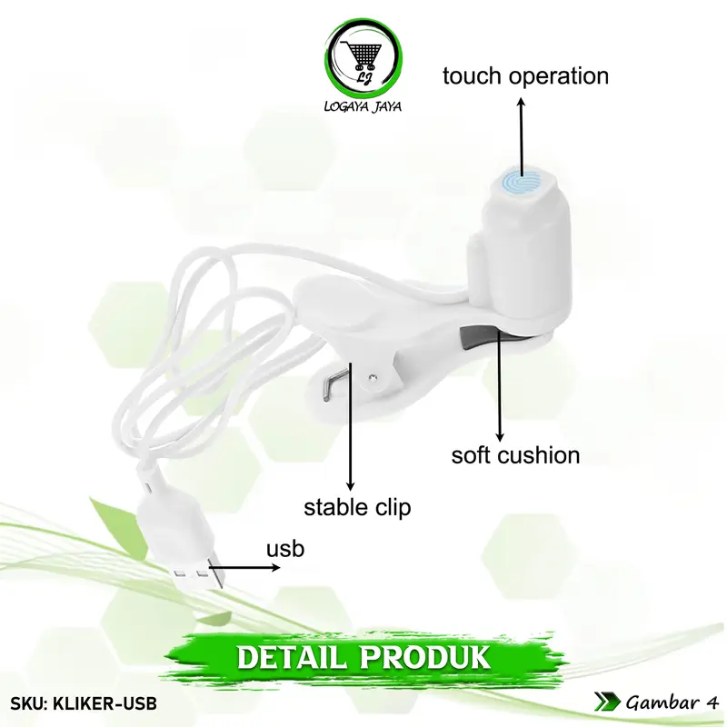 Mini USB Auto Clicker Smart Kliker Screen Tapper Klik Otomatis Alat Tap Tap Pengklik Layar Mobile Phone HP Auotomatic Clickers 3