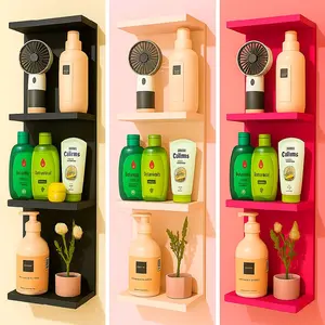 Rak dinding minimalis 4 tingkat