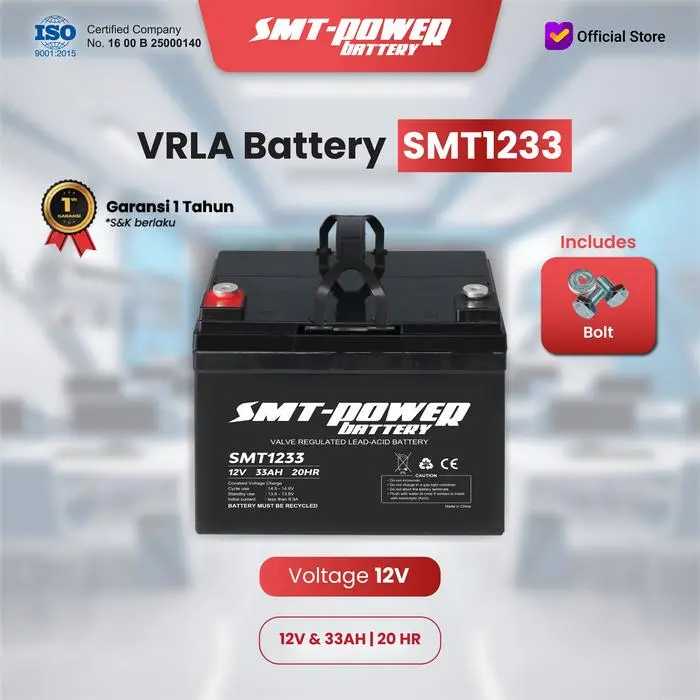 BATTERY SMT POWER 12V 33AH - SMT POWER 1233