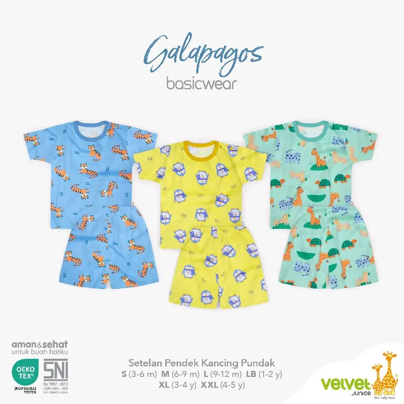 3 SETEL VELVET JUNIOR SETELAN PENDEK KANCING PUNDAK 0