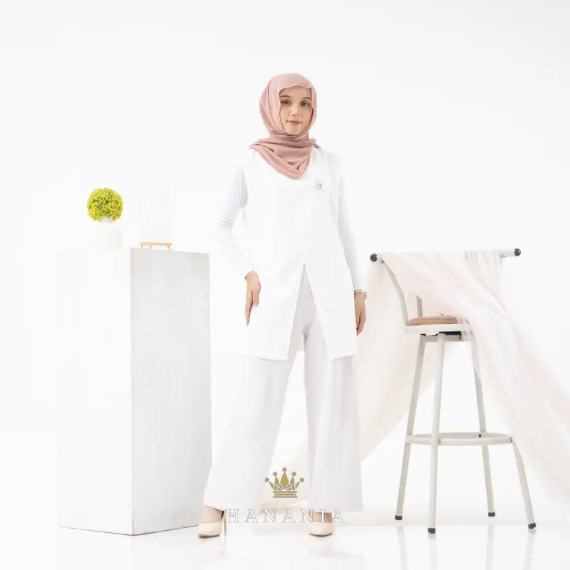 Hazura Vest Payet pearl Premium collection - vest wanita / korean style / kondangan / ootd berhijab / wanita casual 4