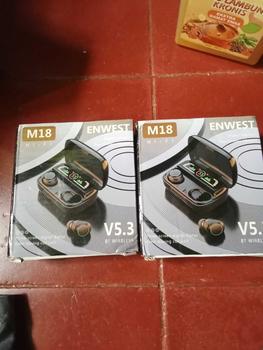 Product Review of M10 plus TWS Bluetooth 5.1 Earphone HiFi Stereo Noise-canceling Sports Wireless powerbank 3500mAh  Headphone Bass from H**i 1