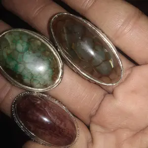 Cincin laki-laki 3pcs Natural