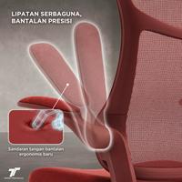 Gambar TTRacing AIRFLEX V2 | Falu Red / Navy Blue / Army Green Ergonomic Office Chair | Kursi Kantor Ergonomis [Garansi 2 Tahun] - Falu Red dari TTRacing Indonesia Kota Tangerang 5 Tokopedia