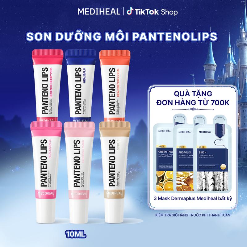 MEDIHEAL Son Dưỡng Môi Pantenolips - Chăm Sóc & Phục Hồi Giúp Môi Căng Mọng Mướt 10ml - FS