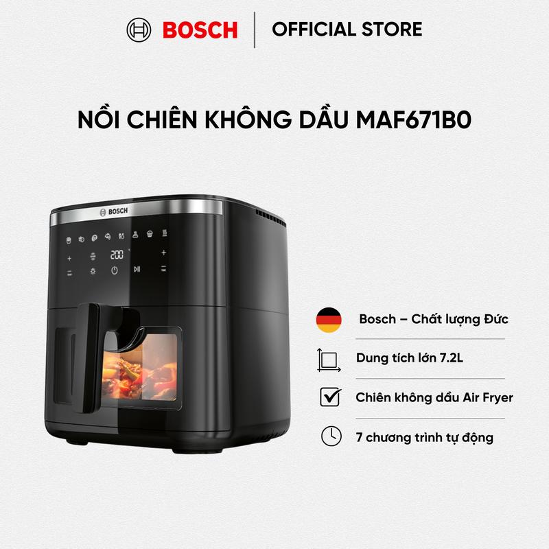NỒI CHIÊN KHÔNG DẦU BOSCH 7.2L 1800W MAF671B0 – CÔNG NGHỆ AIR FRY | 7 CHƯƠNG T