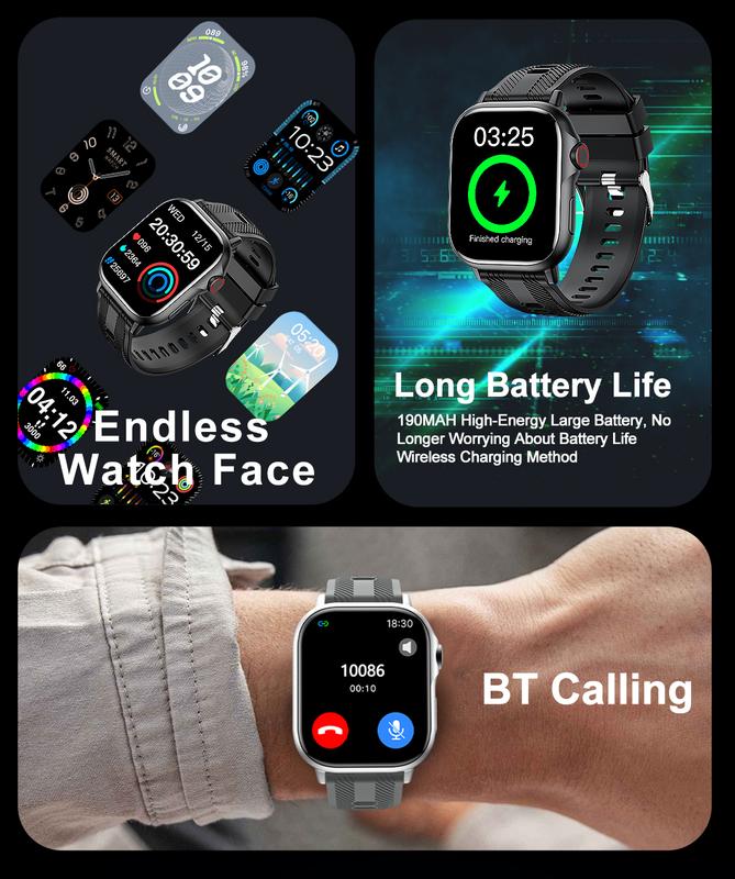 ROLEMANI Smartwatch B05 2.99" HD IPS - Slim - BT Call - Sport Mode & Health  Monitoring - Rich Application 2