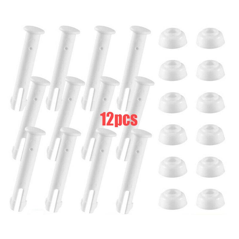 Product Introduction of 12/24 Pcs Plastic Pool Joint Pins Extra Rubber Seals Pool Replacement Parts Pool Accessories Cap Swimming Parts Cap Tools 6
