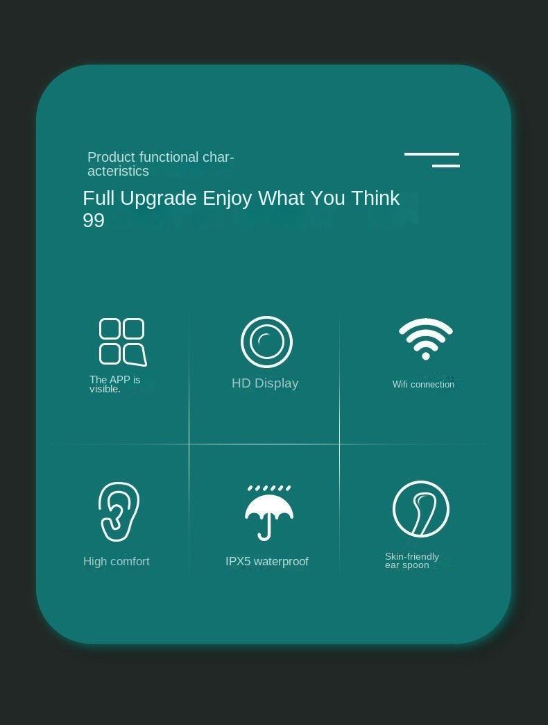 Product Introduction of Dụng Cụ Ngoáy Tai Trực Quang, Công Nghệ WIFI Không Dây, Dụng Cụ Lấy Ráy Tai HD Cho Điện Thoại Thông Minh, Mô Hình Ngoáy Tai, Quà Tặng Giáng Sinh Và Năm Mới, NE3 8