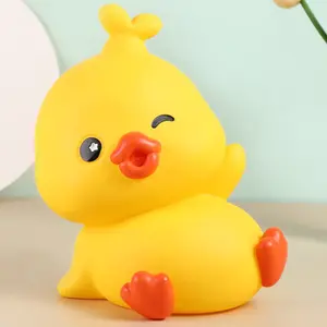 Mainan Cit Bebek LED Lucu Bisa Bunyi + Lampu Nyala untuk Anak | Boneka Bebek Karet Edukasi Bayi