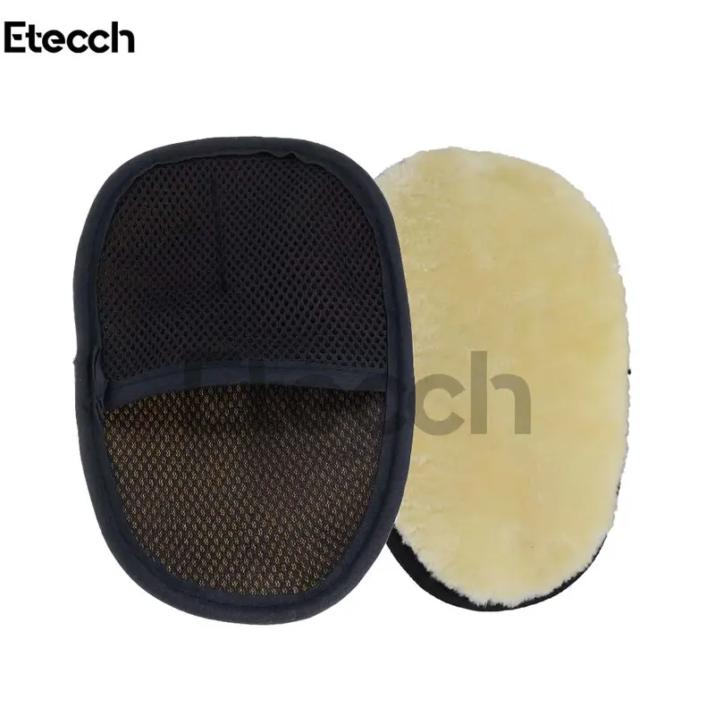 Sarung Tangan Kain Lap Mobil Waxing Polish Glove Wool 6
